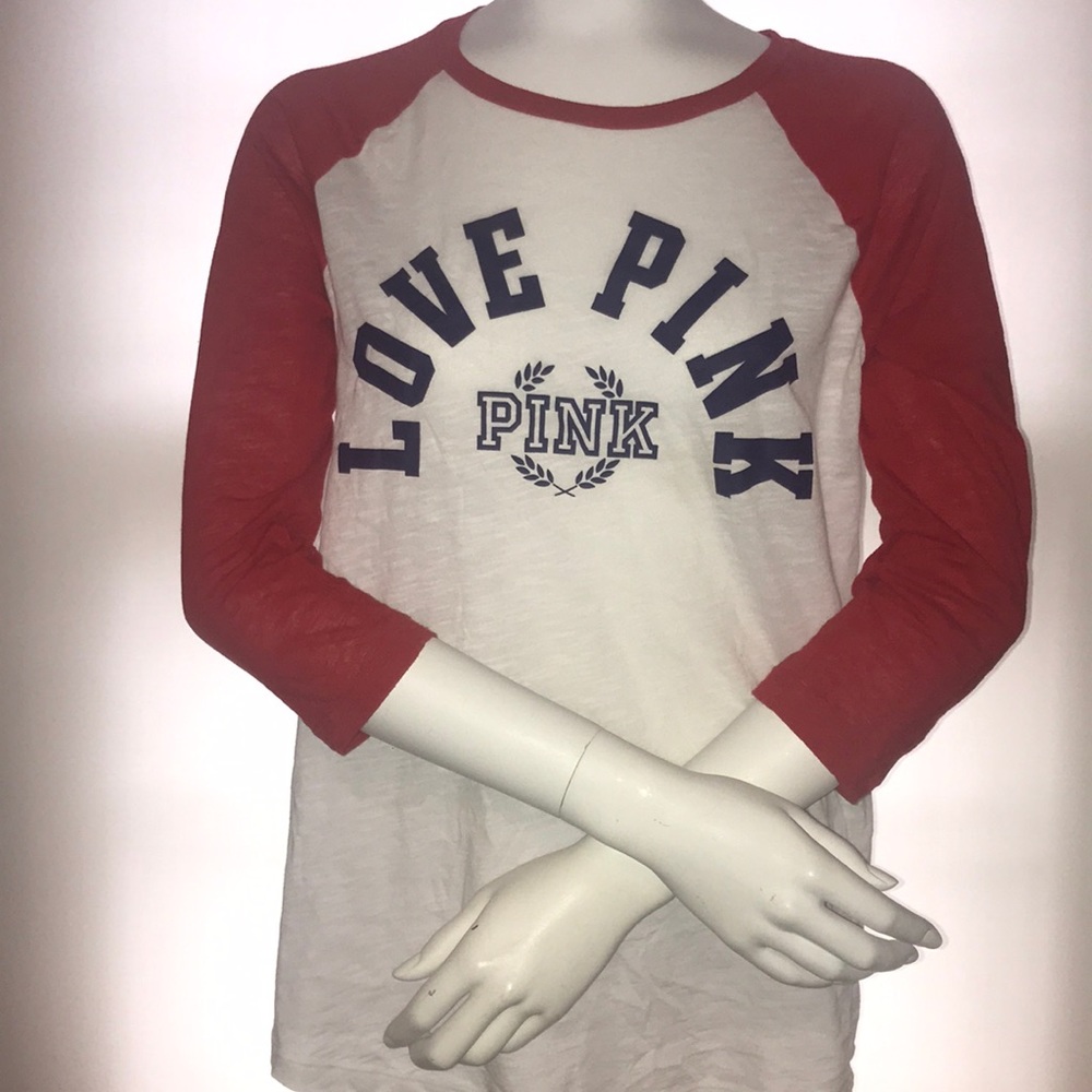 PINK baseball tee